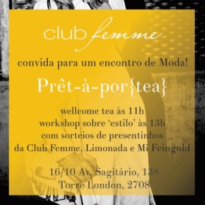 Convite Pretaportea Club Femme